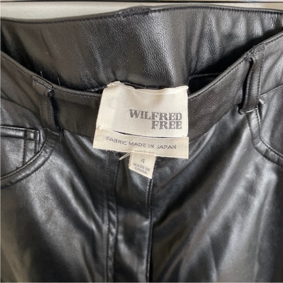 Aritzia Faux Leather Pants Size 4 - Picture 3 of 3